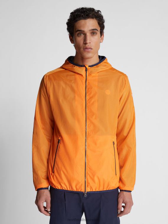 chaqueta rebobinada hombres naranja vibrante North Sails ropa 020NL1096
