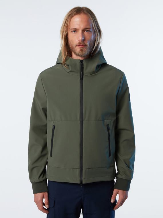 chaqueta softshell técnica hombres verde militar North Sails ropa 020NL51