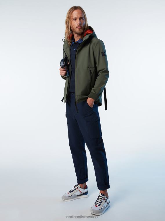 chaqueta softshell técnica hombres verde militar North Sails ropa 020NL51