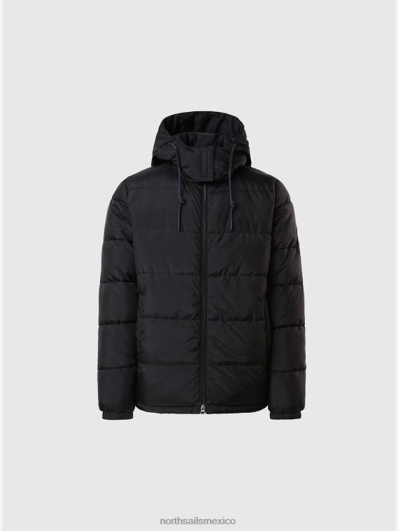 chaqueta vieja hombres negro North Sails ropa 020NL959