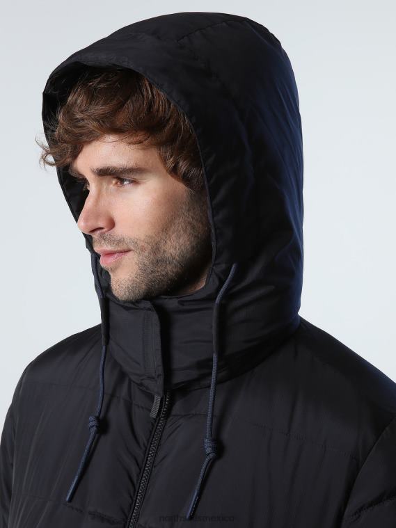 chaqueta vieja hombres negro North Sails ropa 020NL959