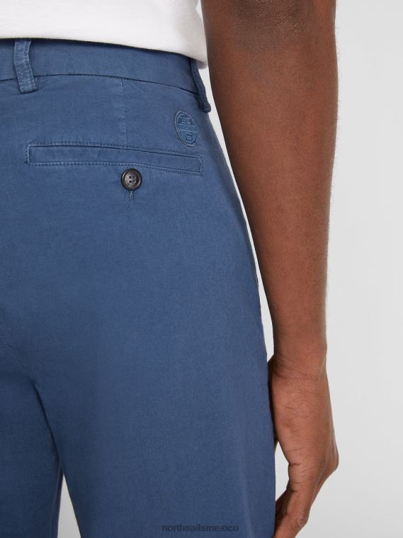 pantalones chinos ajustados hombres Denim oscuro North Sails ropa 020NL1291