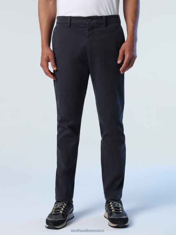 pantalones chinos ajustados hombres asfalto North Sails ropa 020NL801
