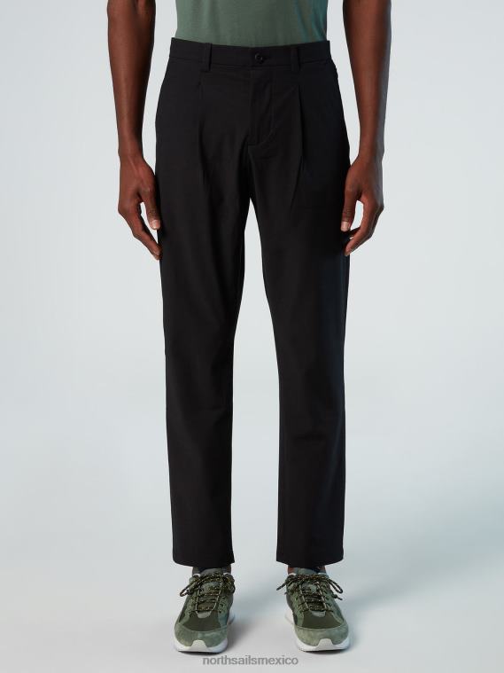 pantalones chinos cómodos y técnicos hombres negro North Sails ropa 020NL313