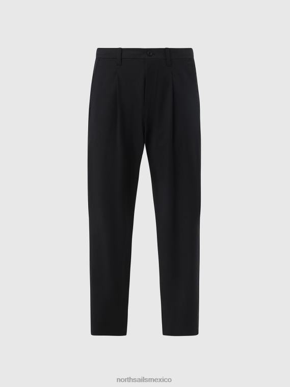 pantalones chinos cómodos y técnicos hombres negro North Sails ropa 020NL313