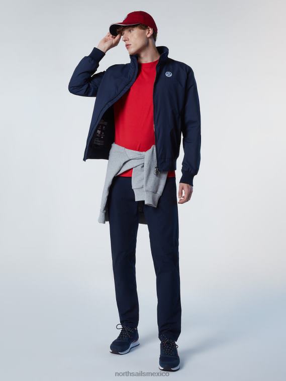 pantalones chinos de popelina defensor hombres Azul marino North Sails ropa 020NL312