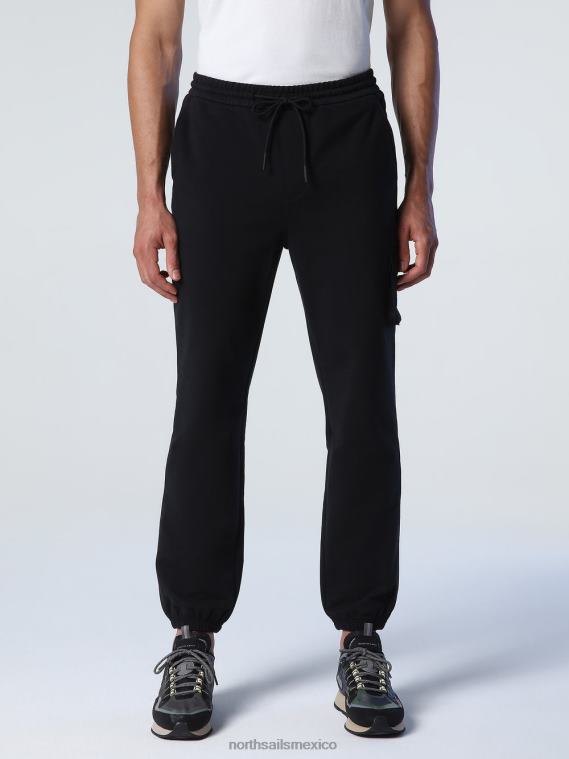 joggers de lana hombres negro North Sails ropa 020NL955