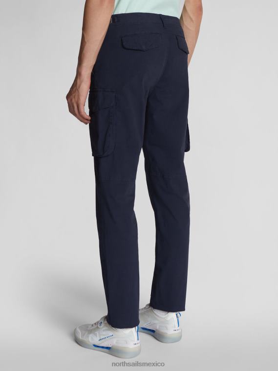 pantalones cargo de popelina america 1851 hombres Azul marino North Sails ropa 020NL1088