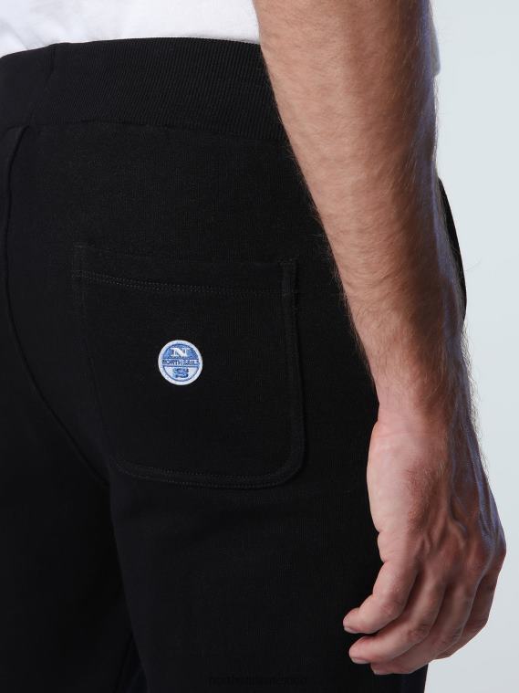 pantalones con cordón hombres negro North Sails ropa 020NL944