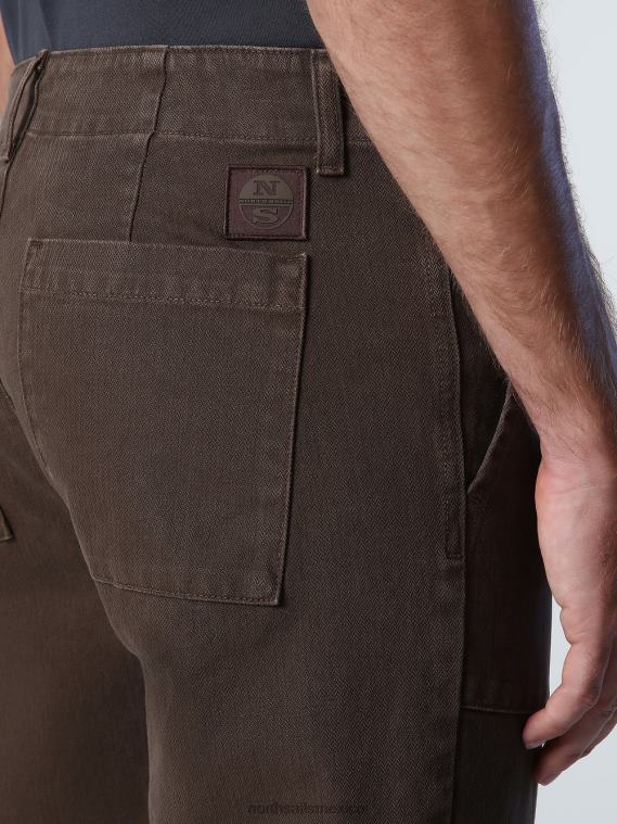 pantalones de algodon reciclado hombres cacao North Sails ropa 020NL833
