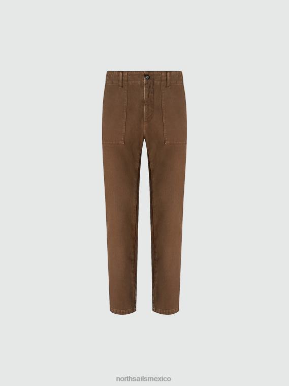 pantalones de algodon reciclado hombres cacao North Sails ropa 020NL833
