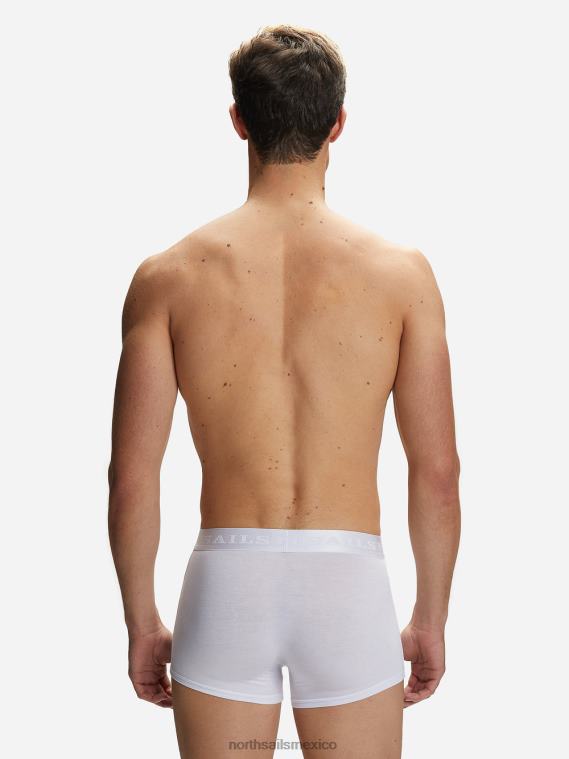 boxeadores de bambú hombres blanco North Sails ropa 020NL498