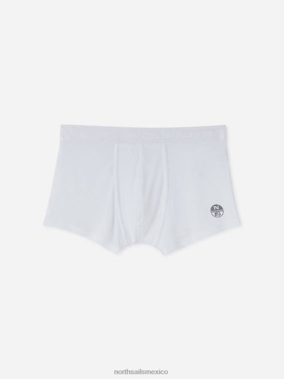 boxeadores de bambú hombres blanco North Sails ropa 020NL498