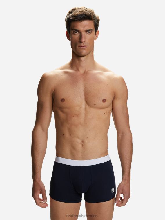 boxers con cintura en contraste hombres combo 2 North Sails ropa 020NL493