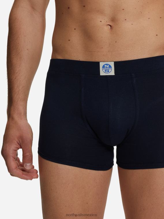 boxers de algodón orgánico hombres Azul marino North Sails ropa 020NL489