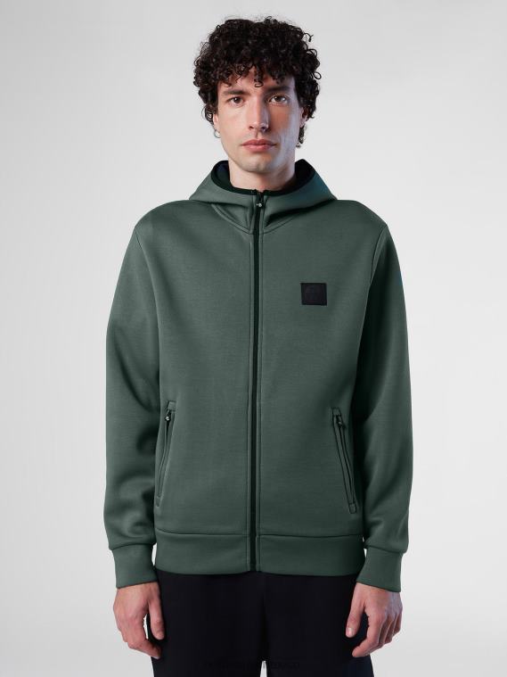 sudadera con capucha de lana de buceo hombres verde militar North Sails ropa 020NL276