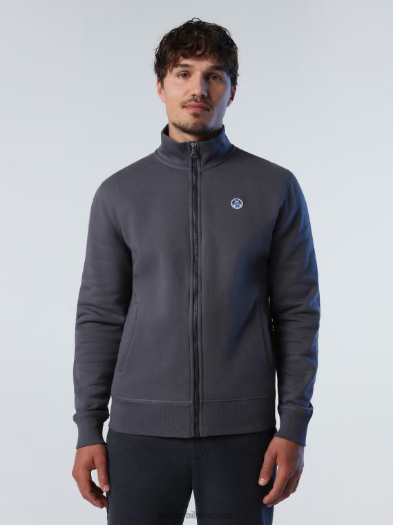 sudadera con cremallera hombres asfalto North Sails ropa 020NL828