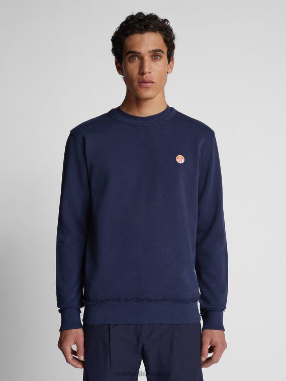 sudadera con estampado hombres Azul marino North Sails ropa 020NL1117