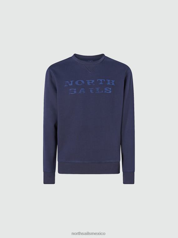 sudadera con letras hombres Azul marino North Sails ropa 020NL932