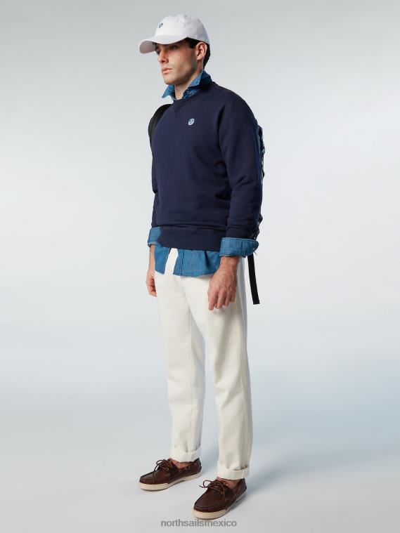 sudadera con parche del logo hombres Azul marino North Sails ropa 020NL283