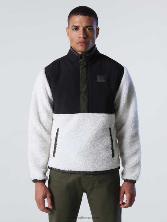 sudadera polar reciclada hombres malvavisco North Sails ropa 020NL916