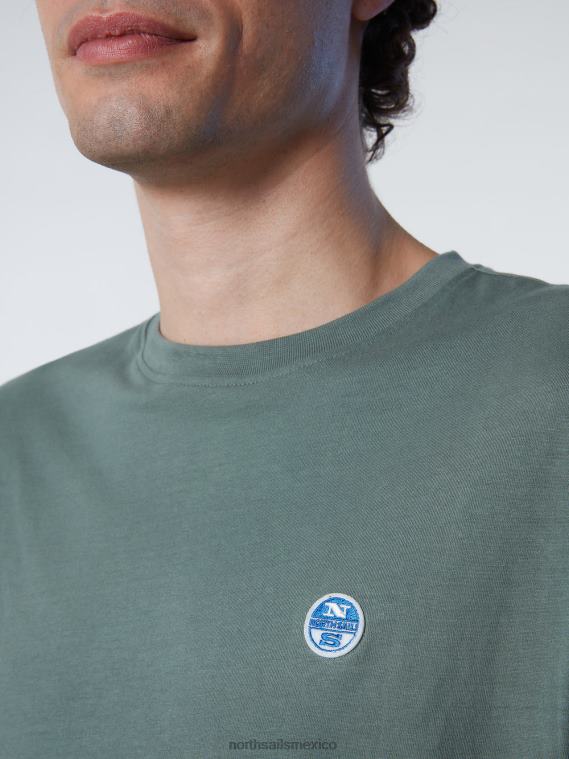 top de manga larga con logo hombres verde militar North Sails ropa 020NL302