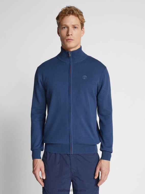 cárdigan con cuello alto hombres Denim oscuro North Sails ropa 020NL1066