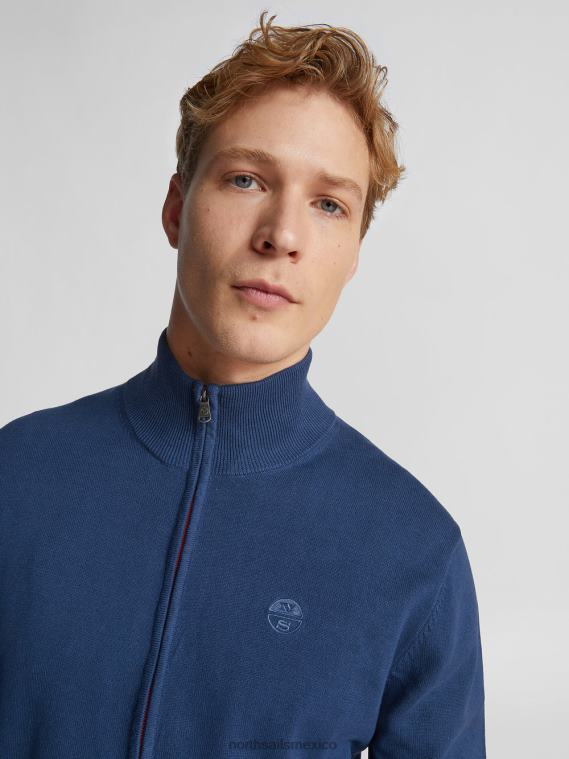 cárdigan con cuello alto hombres Denim oscuro North Sails ropa 020NL1066