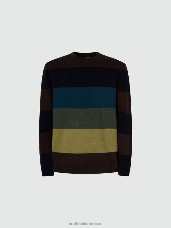 jersey a rayas hombres combinación 1 North Sails ropa 020NL796