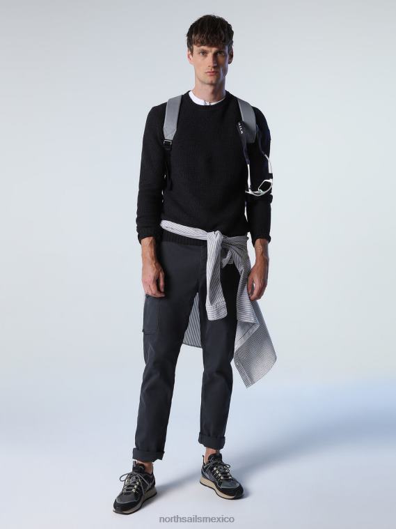 jersey con punto de nido de abeja hombres mezcla de asfalto North Sails ropa 020NL900