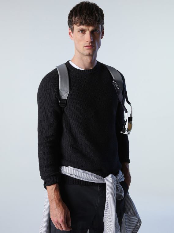 jersey con punto de nido de abeja hombres mezcla de asfalto North Sails ropa 020NL900