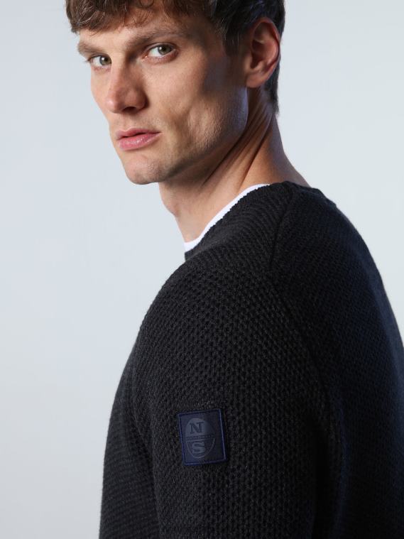 jersey con punto de nido de abeja hombres mezcla de asfalto North Sails ropa 020NL900