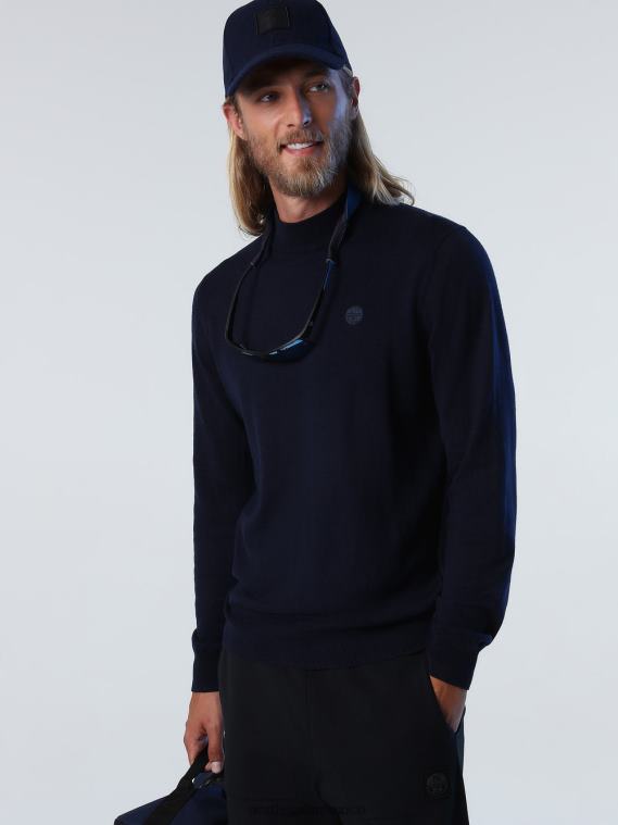 jersey de algodón y lana hombres Azul marino North Sails ropa 020NL901