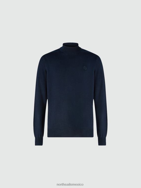 jersey de algodón y lana hombres Azul marino North Sails ropa 020NL901