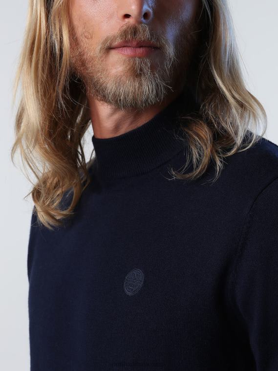 jersey de algodón y lana hombres Azul marino North Sails ropa 020NL901