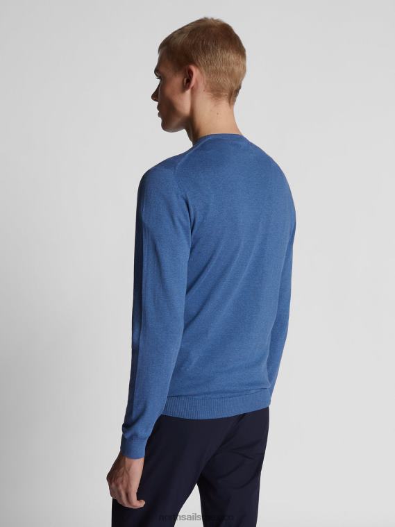 jersey de algodon hombres mezcla azul North Sails ropa 020NL1064