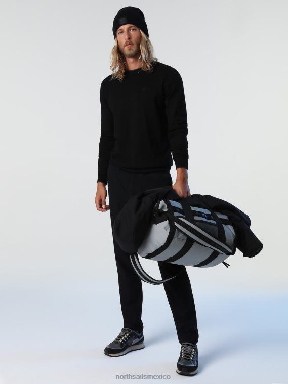 jersey de cachemir ecológico hombres negro North Sails ropa 020NL894
