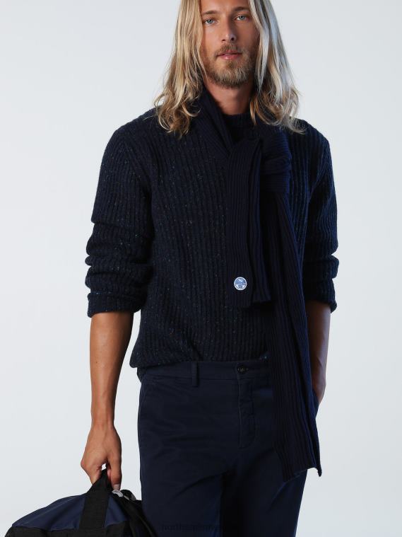 jersey de canalé hombres Azul marino North Sails ropa 020NL986