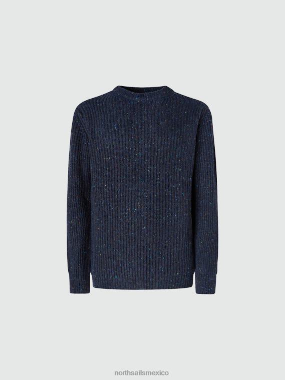 jersey de canalé hombres Azul marino North Sails ropa 020NL986