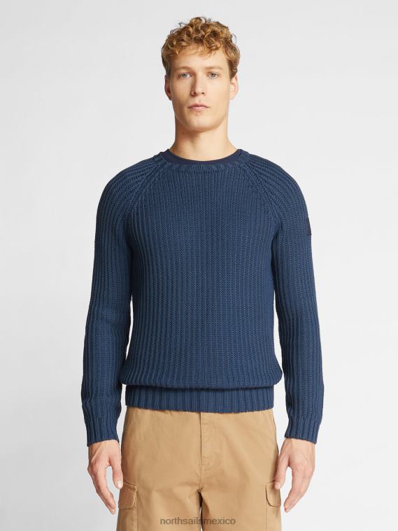 suéter con cuello redondo hombres Azul marino North Sails ropa 020NL1104