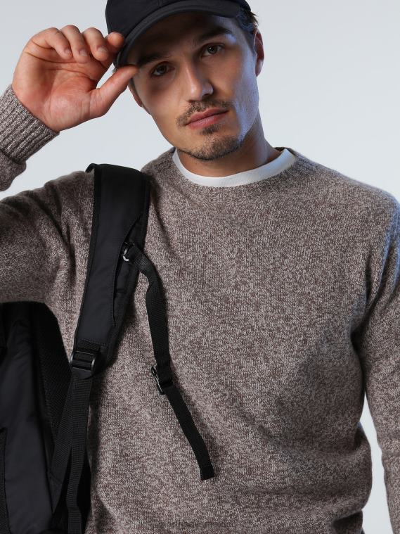 suéter de mezcla de cachemira hombres combinación 1 North Sails ropa 020NL881