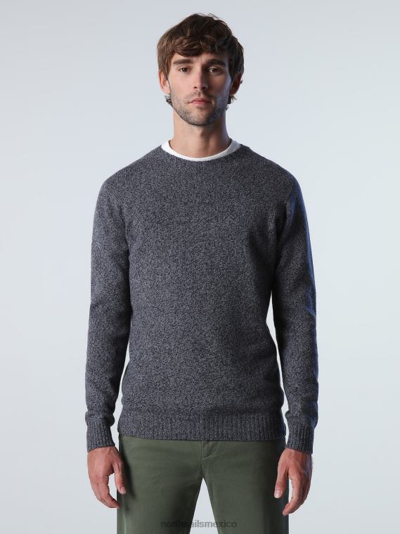 suéter de mezcla de cachemira hombres combinación 3 North Sails ropa 020NL882