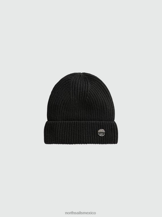gorro de cachemira mujer negro North Sails accesorios 020NL1367