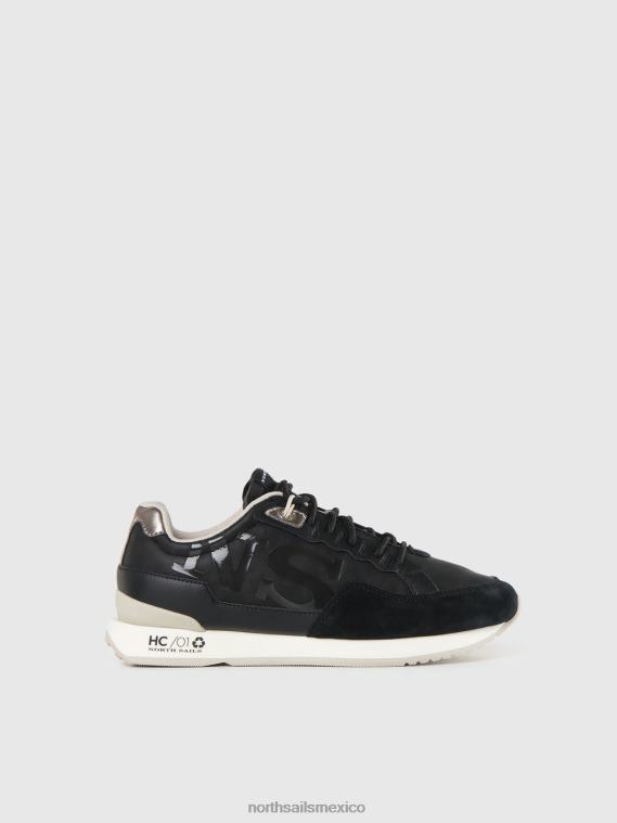 zapatillas con logo de enganche mujer negro North Sails calzado 020NL1351