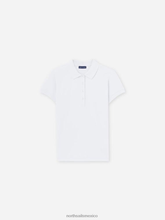 polo ajustado mujer blanco North Sails ropa 020NL1538