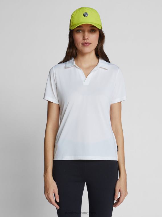 polo con concha de ostra mujer blanco North Sails ropa 020NL1527