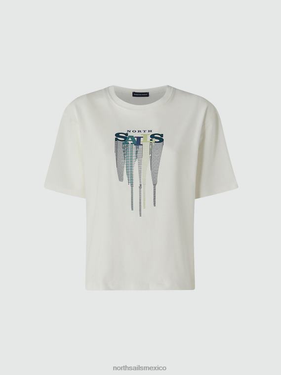 camiseta con estampado gráfico mujer combinación 1 North Sails ropa 020NL1402
