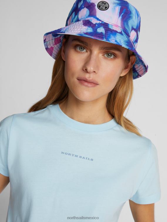 camiseta con letras mujer azul fresco North Sails ropa 020NL1495