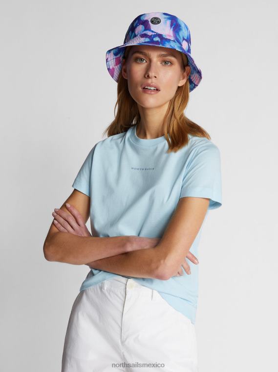 camiseta con letras mujer azul fresco North Sails ropa 020NL1495