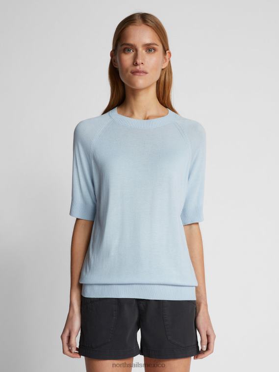 camiseta de punto mujer azul fresco North Sails ropa 020NL1459